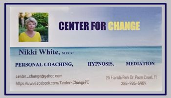 Center for Change - Nikki White; Author